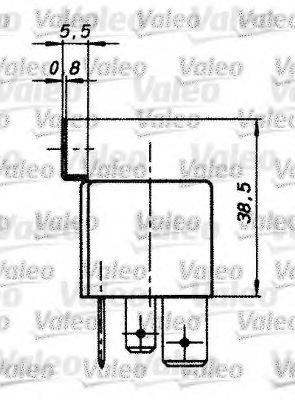 VALEO 643828 Relay, main current